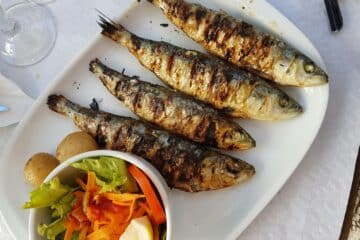 Gegrilde makreel met venkel-citroensalade